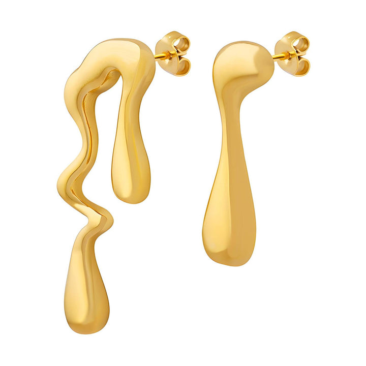 Mona lisa 18k Gold WaterDrop Earring