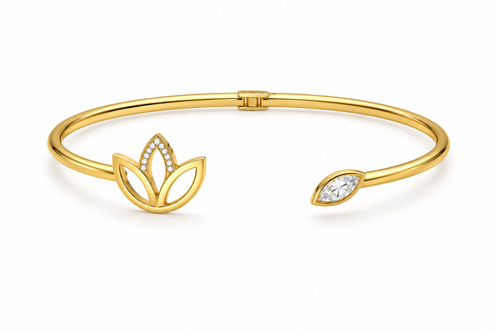 Golden Bloom Bangle