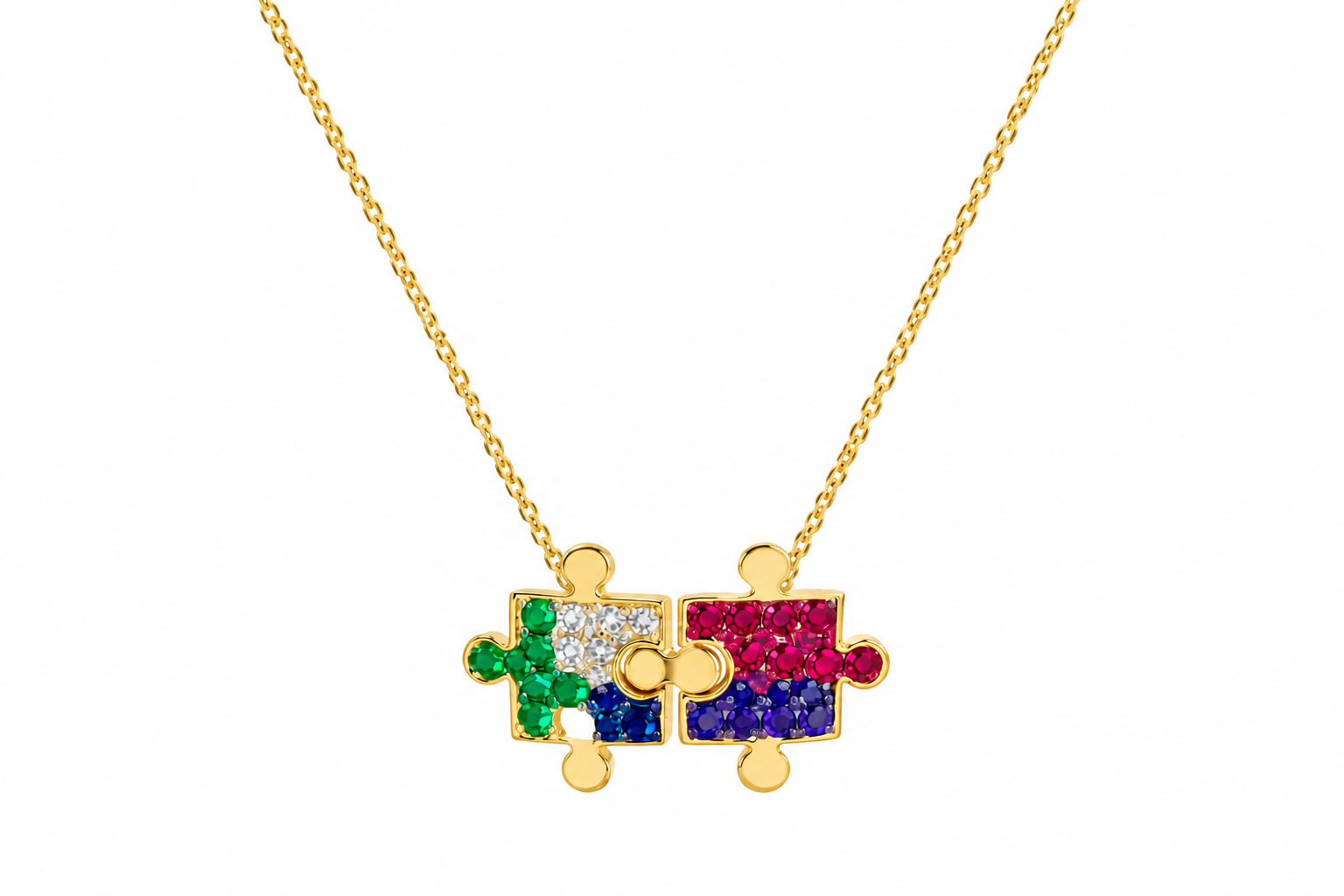 Bloom Puzzle Necklace