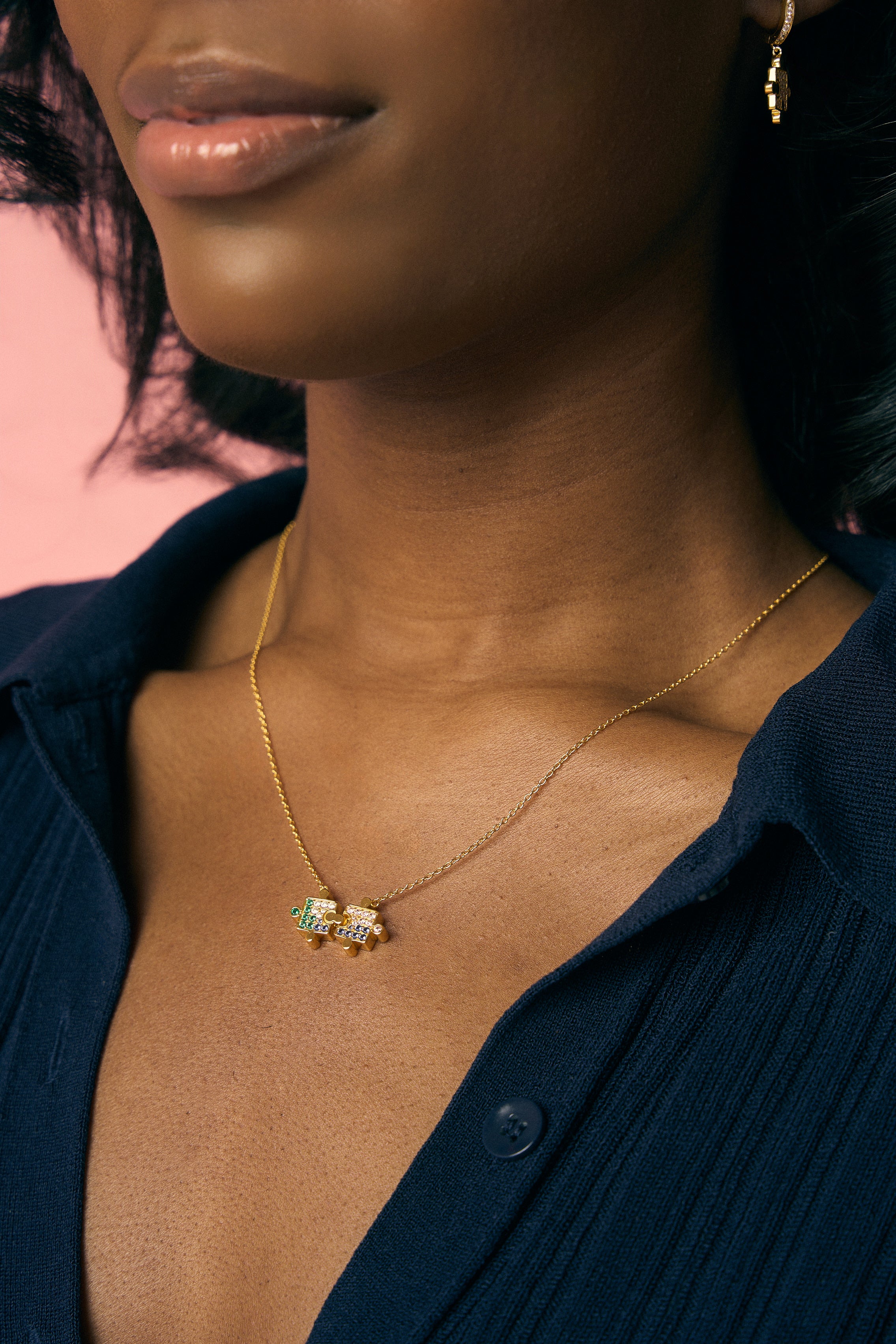 Bloom Puzzle Necklace