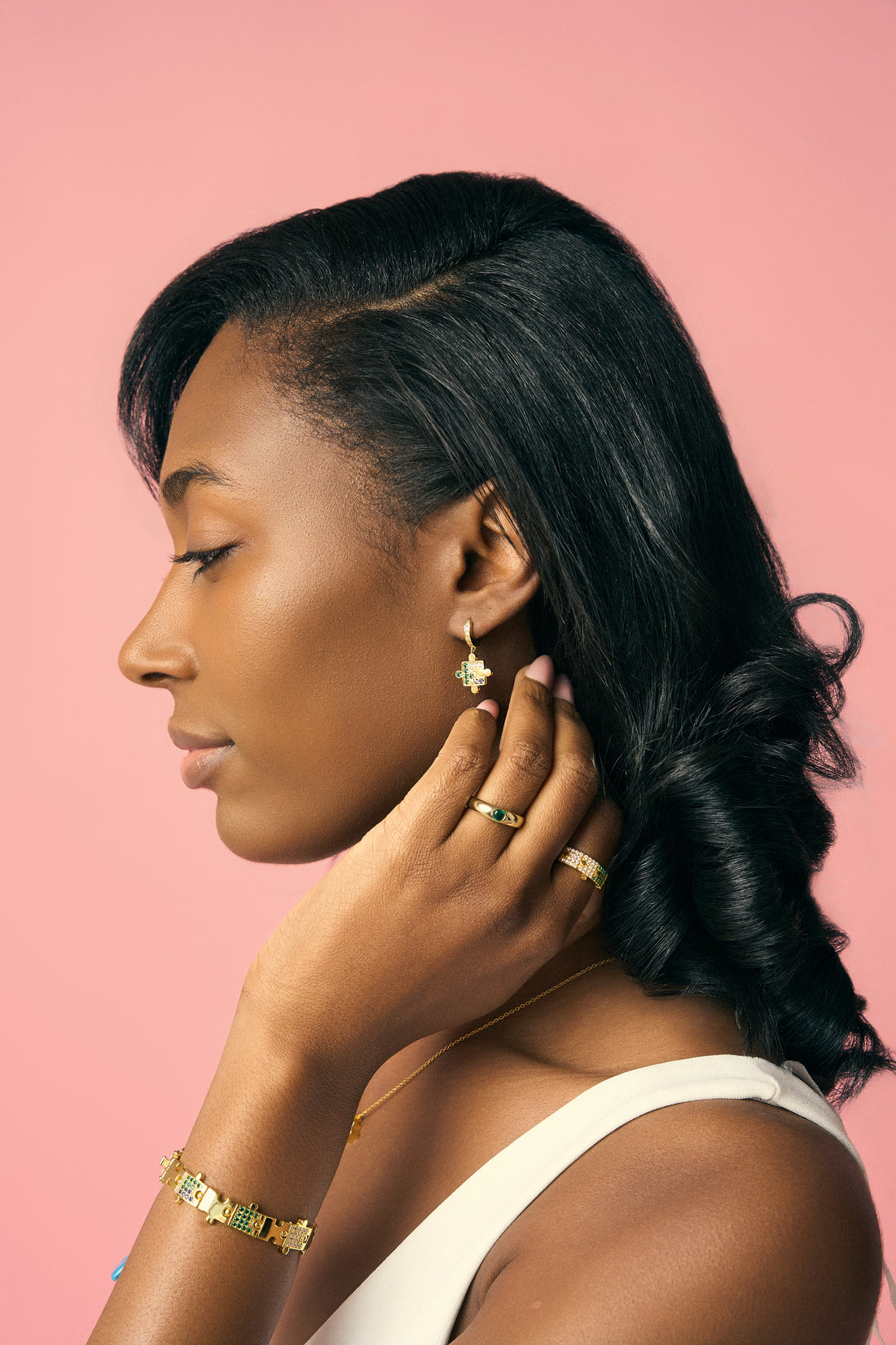 Bloom Puzzle Earrings