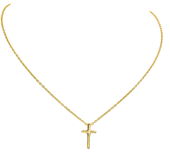 GOLD CROSS PENDANT