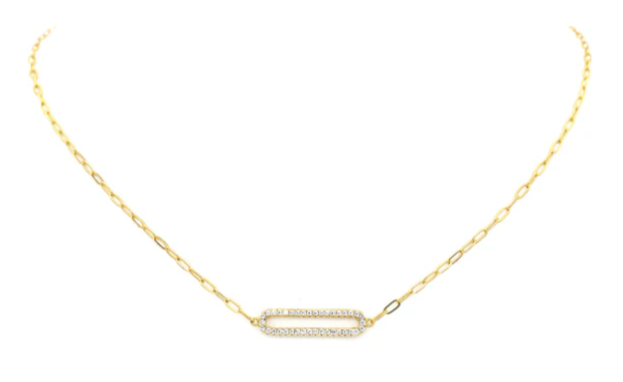 GINA DIAMOND LINK NECKLACE